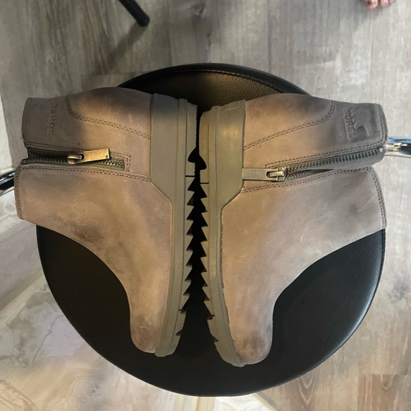 Sorel Women Joan of Arctic Ankle Leather Wedge Boots shoes sz 6.5 new - Picture 12 of 15